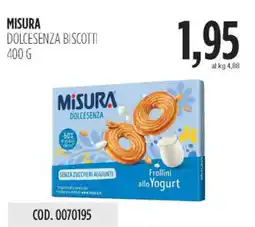 Carico Cash & Carry Misura dolcesenza biscotti offerta