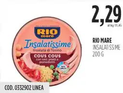 Carico Cash & Carry Rio mare insalatissime offerta