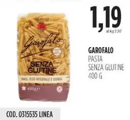 Carico Cash & Carry Garofalo pasta senza glutine offerta