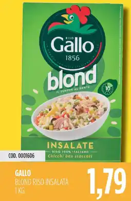 Carico Cash & Carry Gallo blond riso insalata offerta