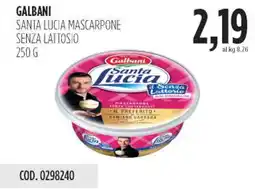 Carico Cash & Carry Galbani santa lucia mascarpone senza lattosio offerta