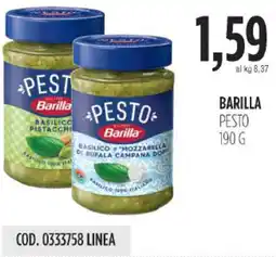 Carico Cash & Carry Barilla pesto offerta