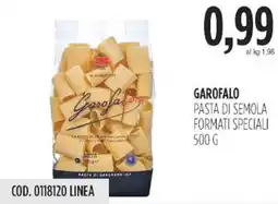 Carico Cash & Carry Garofalo pasta di semola formati speciali offerta
