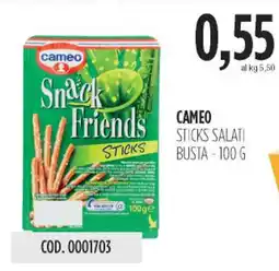 Carico Cash & Carry Cameo sticks salati offerta