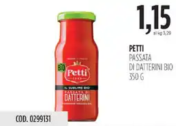 Carico Cash & Carry Petti passata di datterini bio offerta