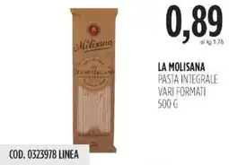 Carico Cash & Carry La molisana pasta integrale offerta