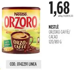 Carico Cash & Carry Nestlé orzoro caffè/ cacao offerta