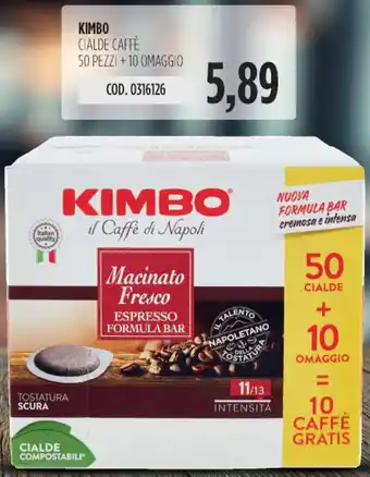 Kimbo cialde caffè