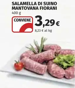 Coop Salamella di suino mantovana fiorani offerta