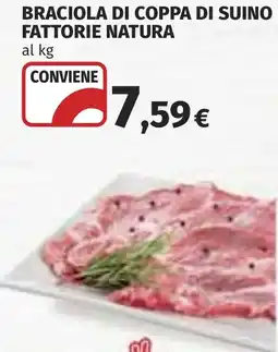 Coop Braciola di coppa di suino fattorie natura offerta