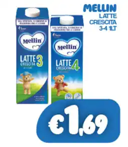 Franzy's Mellin latte crescita 3-4 offerta