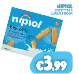 Franzy's Nipiol biscottini 6 cereali offerta