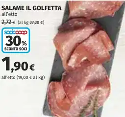 Coop Salame il golfetta offerta
