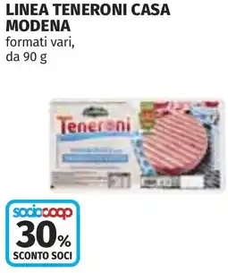 Coop Linea teneroni casa modena offerta