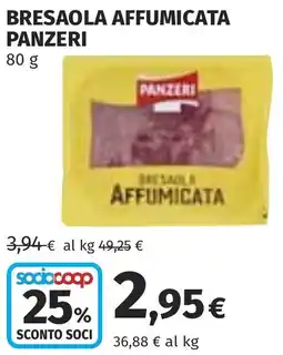 Coop Bresaola affumicata PANZERI offerta