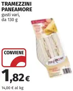 Coop Tramezzini paneamore offerta