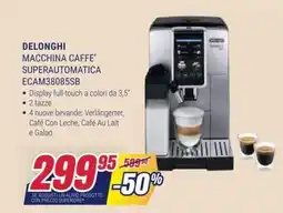 Trony DELONGHI MACCHINA CAFFE' SUPERAUTOMATICA ECAM38085SB offerta