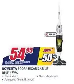 Trony ROWENTA SCOPA RICARICABILE RH8147WA offerta