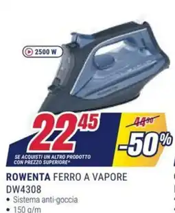 Trony ROWENTA FERRO A VAPORE DW4308 offerta