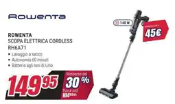 Trony ROWENTA SCOPA ELETTRICA CORDLESS RH6A71 offerta