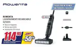 Trony ROWENTA LAVAPAVIMENTI RICARICABILE G75035 offerta
