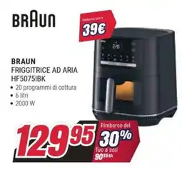 Trony BRAUN FRIGGITRICE AD ARIA HF50751BK offerta