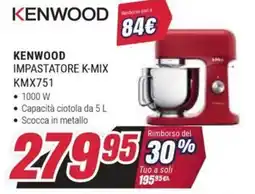 Trony KENWOOD IMPASTATORE K-MIX KMX751 offerta