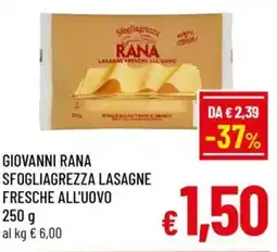 A&O Giovanni rana sfogliagrezza lasagne fresche all'uovo offerta