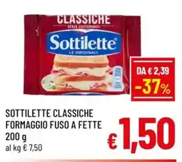 A&O Sottilette classiche formaggio fuso a fette offerta