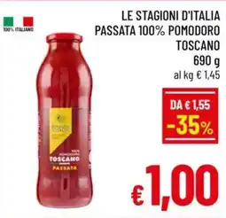 A&O Le stagioni d'italia passata 100% pomodoro toscano offerta