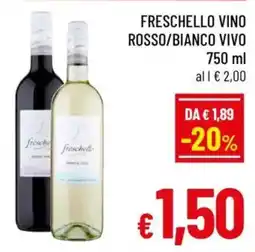 A&O Freschello vino rosso/bianco vivo offerta