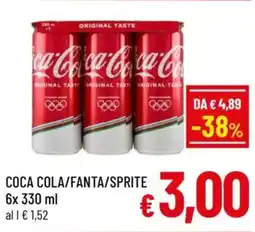 A&O Coca cola/fanta/sprite offerta