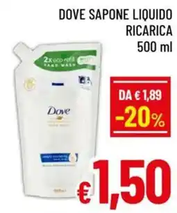 A&O Dove sapone liquido ricarica offerta