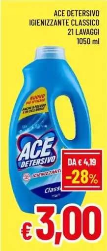 A&O Ace detersivo igienizzante classico offerta