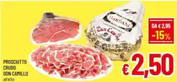 A&O Prosciutto crudo DON CAMILLO offerta
