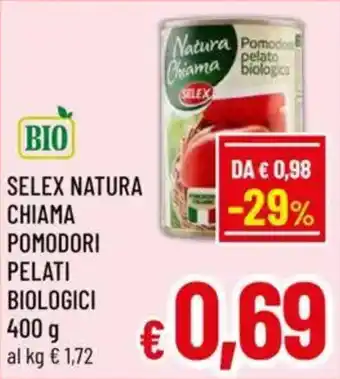 A&O Selex natura chiama pomodori pelati biologici offerta