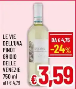 A&O Le vie dell'uva pinot grigio delle venezie offerta