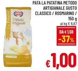 A&O Pata la patatina metodo artigianale gusto classico/rosmarino offerta