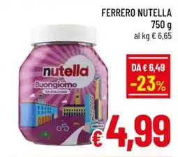 A&O Ferrero nutella offerta
