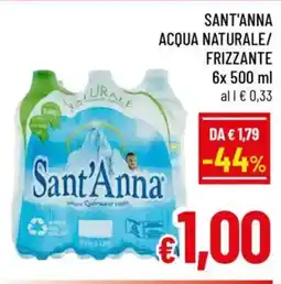 A&O Sant'anna acqua naturale/ frizzante offerta