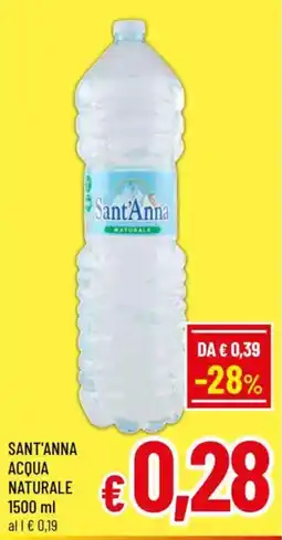 A&O Sant'anna acqua naturale offerta
