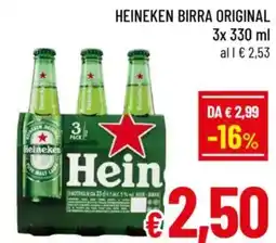 A&O Heineken birra original offerta