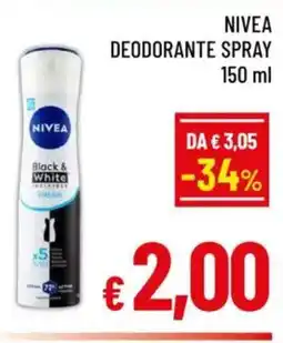 A&O Nivea deodorante spray offerta