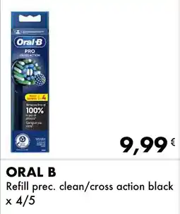 Iper Tosano ORAL B Refill prec. clean/cro x4/5ss action black offerta