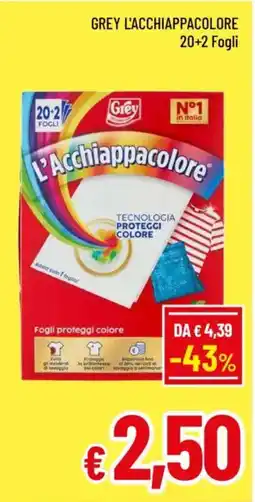 A&O Grey l'acchiappacolore 20+2 Fogli offerta