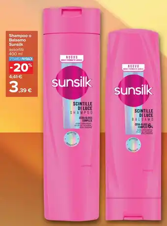 Shampoo o Balsamo Sunsilk