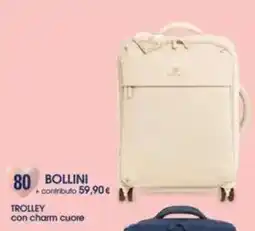 A&O TROLLEY con charm cuore offerta