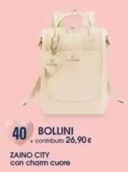 A&O ZAINO CITY con charm cuore offerta