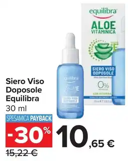 Carrefour Siero Viso Doposole Equilibra offerta