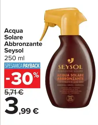 Acqua Solare Abbronzante Seysol